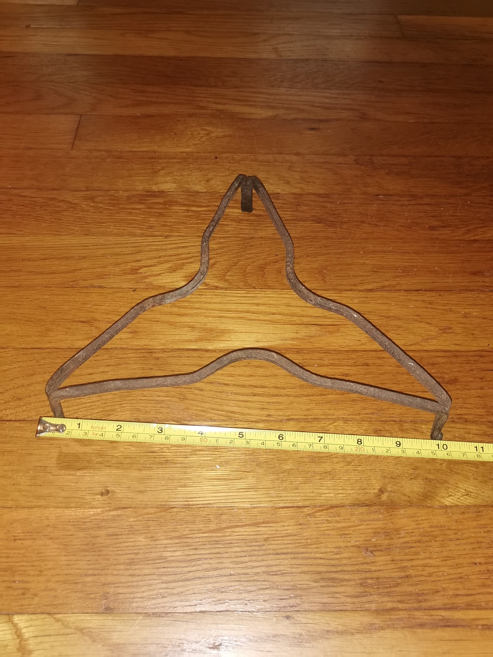Antique Hand Forged Iron Fireplace Pot Trivet Kettle Stand Tripot 10" - Picture 2 of 10